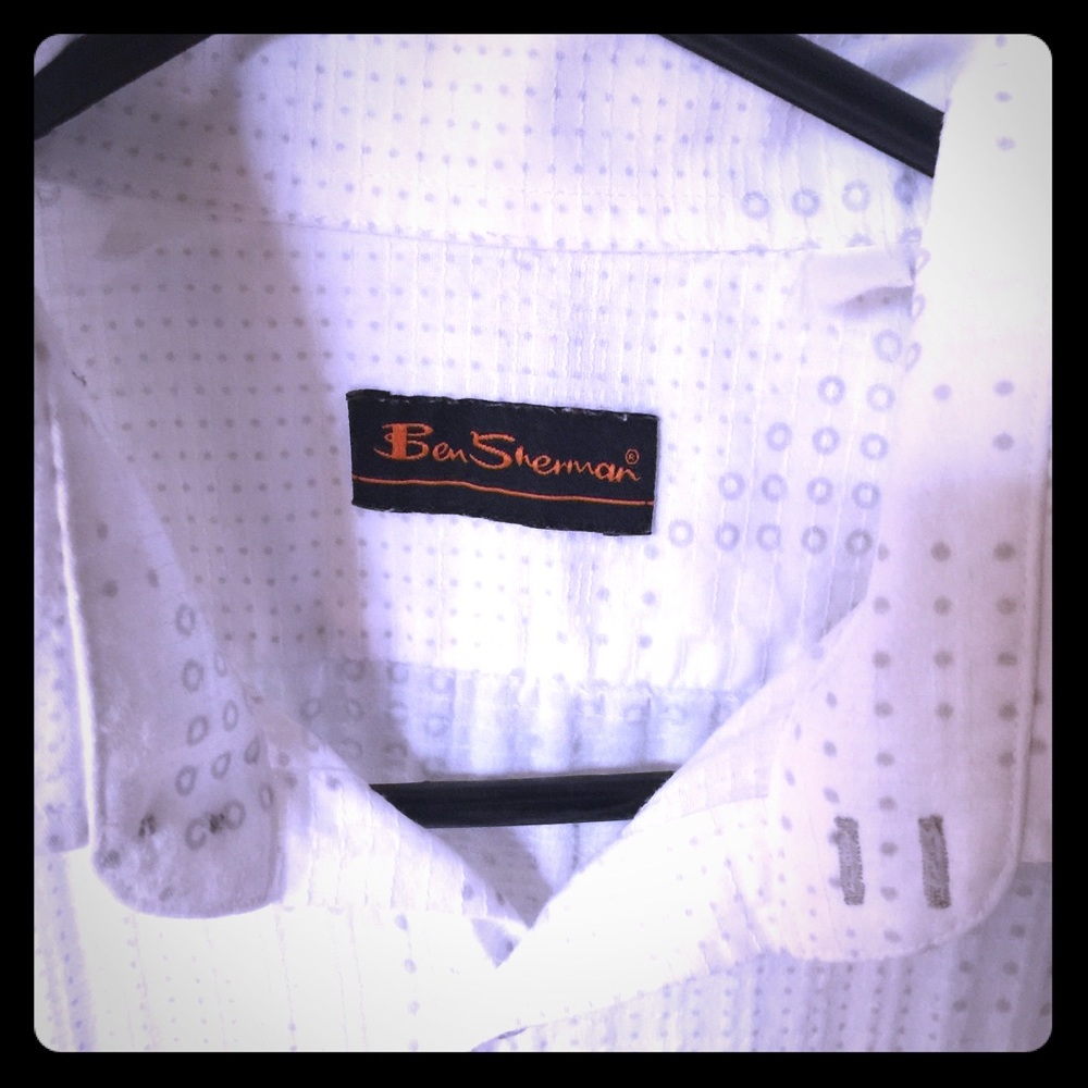 Ben Sherman Short Sleeve White Button Down